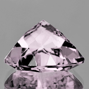 6.80 mm Trillion {0.92ct} Fire Luster Natural Very Light Pink Morganite [Flawless-VVS]