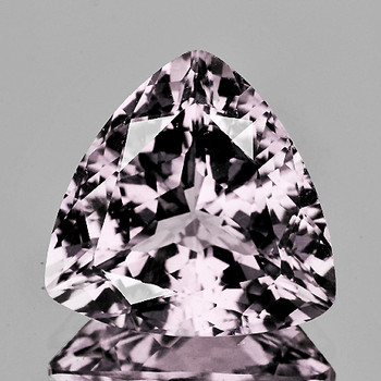 6.80 mm Trillion {0.92ct} Fire Luster Natural Very Light Pink Morganite [Flawless-VVS]