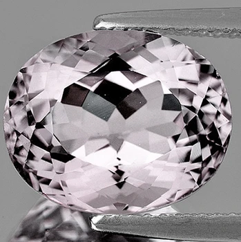 14.5x11.5 mm Oval {7.78cts} Natural Brilliant Soft Pink Morganite [Flawless-VVS]