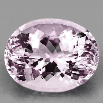 18x13 mm Oval {10.85cts} Natural Brilliant Soft Pink Morganite [Flawless-VVS]