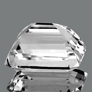 10x8 mm Octagon {3.10cts} AAA Fire Luster Natural Brilliant Goshenite Beryl [Flawless-VVS]