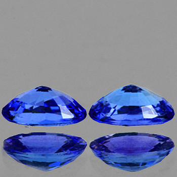 5x3 mm Oval 2 pieces Fire Luster Natural Intense Ceylon Blue Sapphire [Flawless-VVS]