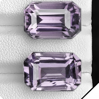 6x4 mm Octagon {1.25ct} AAA Fire Luster Natural Sri-Lanka Purple-White Sapphire  [Flawless-VVS]