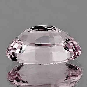 8x6 Oval {1.38ct} AAA Luster Natural Pink-White Sapphire [Flawless-VVS]