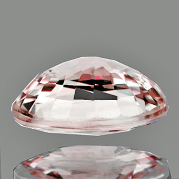 6.5x4.5 Oval {0.75ct} AAA Luster Natural Peach Sapphire [Flawless-VVS]