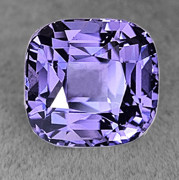6.00 mm Cushion {1.38ct} Top Luster Natural Violet Spinel [Flawless-VVS]-Top Grade