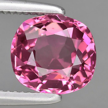 5.00 mm Cushion {0.65ct} Superb Luster Natural Intense Neon Pink Spinel [Flawless-VVS]