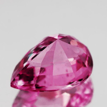 6.5x4.5 mm Pear {0.68ct} Fire Luster Natural Intense Pink Spinel [Flawless-VVS]