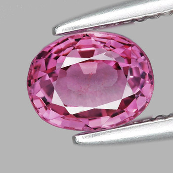 6x5 mm Oval {0.76ct} Fire Luster Natural Neon Pink Spinel [Flawless-VVS]