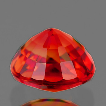 4.00 mm Round {0.42ct} AAA Luster Natural Pink Orange Sapphire [Flawless-VVS]