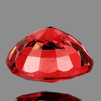 4.00 mm Round {0.35ct} AAA Luster Natural Pink Orange Sapphire [Flawless-VVS]