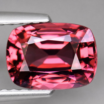 7x5 mm Cushion {1.05ct} Top Luster Natural Pink Orange Sapphire [Flawless-VVS]