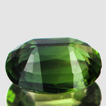 10.5x7.5 mm Cushion {2.90ct} Fire Luster Natural Intense Yellowish Green Sapphire [Flawless-VVS]-Rare Size Top Clarity