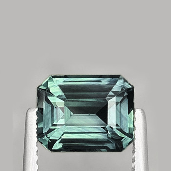 5x4 mm Octagon {0.55ct} Top Luster Natural Blue Green Sapphire [Flawless-VVS]