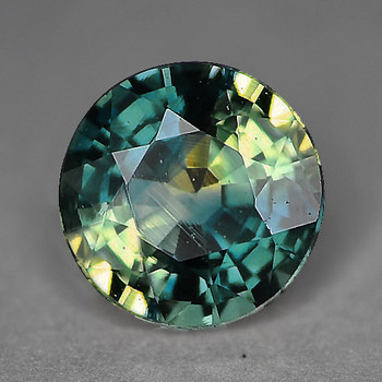 3.60 mm Round {0.28ct} Top Luster Natural Yellow Green Sapphire [Flawless-VVS]