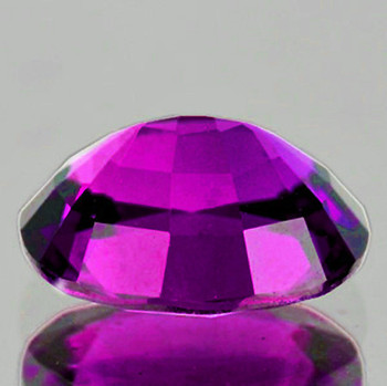 8x7 mm Oval 1.82ct Top Luster Natural Intense Magenta Purple Rhodolite Garnet [Flawless-VVS]