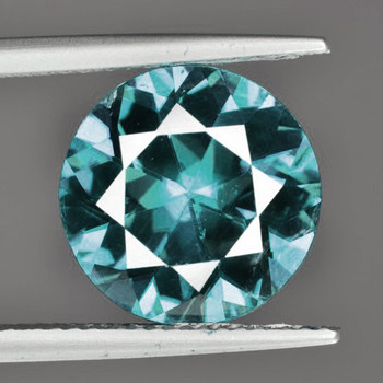 4.00 mm Round {0.30ct} Top Luster Natural Blue Green Sapphire [VVS]