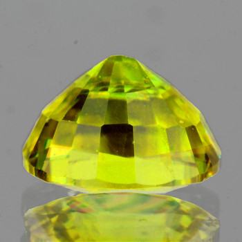 6.5x6 mm Oval 1.38ct Top Level Rainbow Sparkles Natural Canary Yellow Sphene [SI]