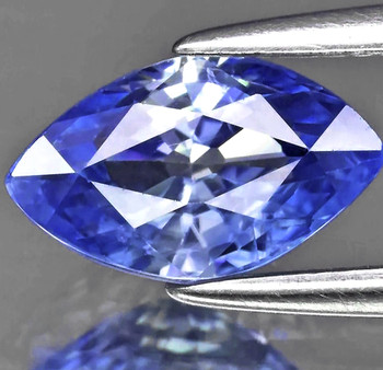 7.5x4.5 mm Marquise 0.80ct Sparkling Luster Natural Ceylon Intense Blue Sapphire [Flawless-VVS]