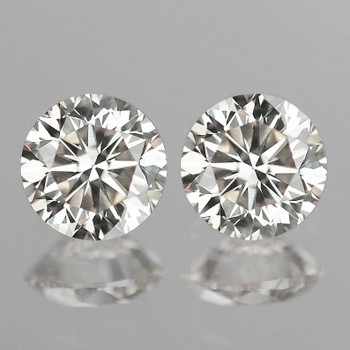 4.50 mm Round 2 pieces AAA Superb Luster Natural C2-C3 Champagne Diamond [VVS]-Top Grade