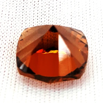 11.00 mm Fancy Cut 5.85cts Natural Whiskey Brown Smoky Quartz [Flawless-VVS]