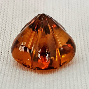 11.50 mm Fancy Cut 6.92cts Natural Whiskey Brown Smoky Quartz [Flawless-VVS]