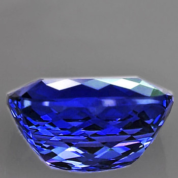 9x7 mm Cushion 2.50ct AAA Luster Natural Superb D-Block Purple Blue Tanzanite [Flawless-VVS]-Top Color