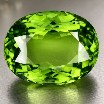 10x8 mm Oval 3.20ct Top Luster Natural Green Tourmaline [Flawless-VVS]