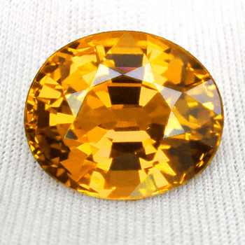 11x9 mm Oval 3.55ct Brilliant Luster Natural Intense Golden Beryl 'Heliodor' [Flawless-VVS]-Top Grade