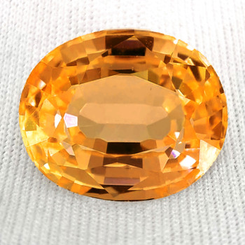 9.5x8 mm Oval 2.45ct Brilliant Luster Natural Intense Golden Beryl 'Heliodor' [Flawless-VVS]-Top Grade