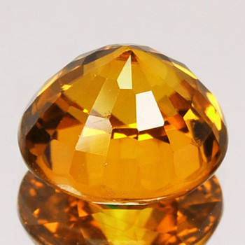 8.50 mm Round 2.35ct Brilliant Luster Natural Intense Golden Beryl 'Heliodor' [Flawless-VVS]-Top Grade