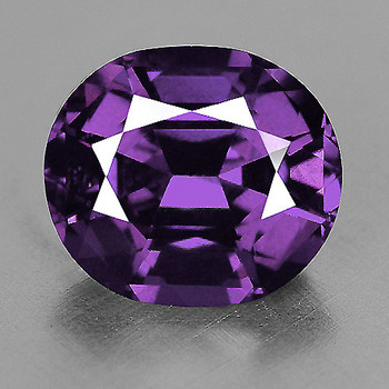 6.5x5.5 mm Oval {1.10ct} Top Luster Natural Intense Purple Spinel [Flawless-VVS]-Top Grade