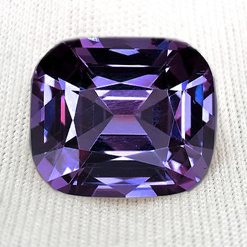 7x6 mm Cushion {1.55ct} Top Luster Natural Purple Spinel [Flawless-VVS]