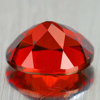 7x5.5 mm Oval {1.15ct} Lustrous Natural Intense Red Spessartite Garnet [Flawless-VVS]