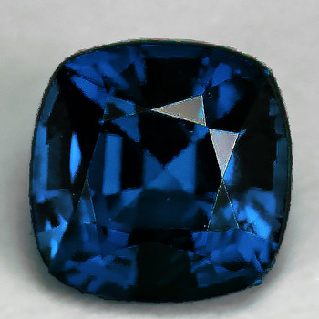 6.00 mm Cushion {1.40ct} Top Luster Natural Deep Blue Spinel [Flawless-VVS]