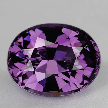 7.5x5.5 mm Oval {1.30ct} Top Luster Natural Intense Purple Spinel [Flawless-VVS]