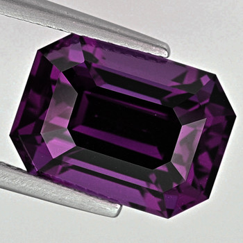 8x5.5 Octagon {1.28ct} Top Luster Natural Titanium Purple Spinel [Flawless-VVS]