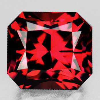 7x6 mm Octagon {1.85ct} Top Luster Natural Raspberry Pink Rhodolite Garnet [Flawless-VVS]