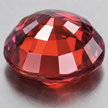 8x7 mm Oval 1.90cts AAA Fire Luster Natural Orange Pink Rhodolite Garnet [Flawless-VVS]
