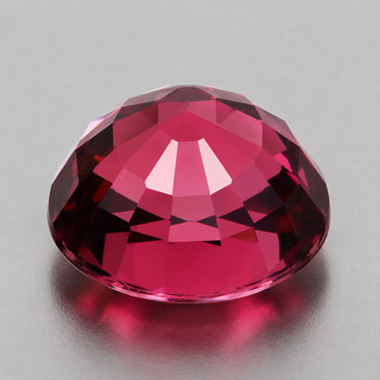 7.50 mm Semi-Round 2.00ct Top Luster Natural Intense Raspberry Pink Rhodolite Garnet [Flawless-VVS]