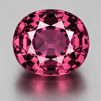 7x6 mm Oval 1.52ct AAA Fire Luster Natural Purple Pink Rhodolite Garnet [Flawless-VVS]