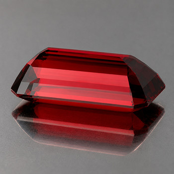 10.5x5.5 mm Octagon {2.71cts} Top Luster Natural Intense Red Mozambique Garnet [Flawless-VVS]