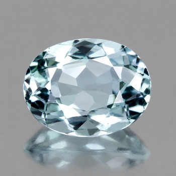 9x7 mm Oval {1.82ct} AAA Luster Natural Sky Blue Aquamarine [Flawless-VVS]