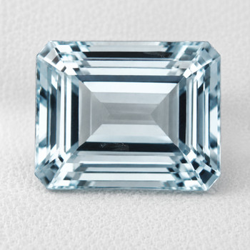 7x6 mm Octagon {1.15ct} Fire Luster Natural Sky Blue Aquamarine [Flawless-VVS]