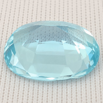 16x13 mm Oval {10.90ct} AAA Luster Natural Intense Blue Aquamarine [Flawless-VVS]