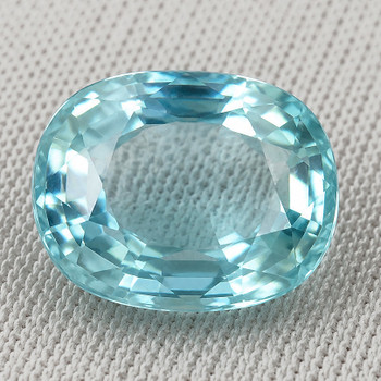 16x13 mm Oval {10.90ct} AAA Luster Natural Intense Blue Aquamarine [Flawless-VVS]