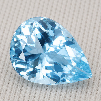 7x5 mm Pear {0.66ct} AAA Luster Natural Santa Maria Blue Aquamarine [Flawless-VVS]