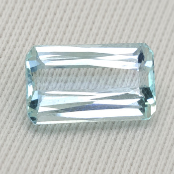 10x6.5 mm Octagon {2.50ct} Fire Luster Natural Light Blue Aquamarine [Flawless-VVS]