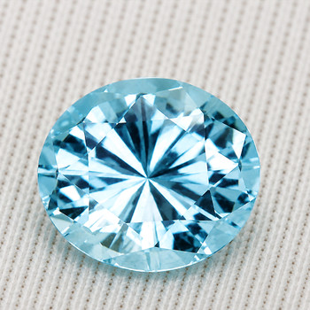 6x5 mm Oval {0.60ct} AAA Luster Natural Santa Maria Blue Aquamarine [Flawless-VVS]