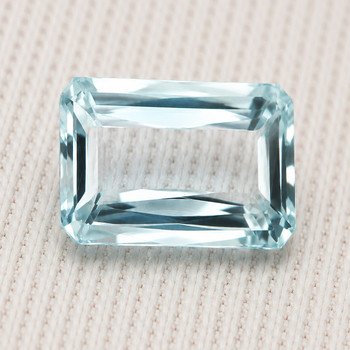 7.5x5.5 mm Octagon {1.00ct} Fire Luster Natural Light Blue Aquamarine [Flawless-VVS]